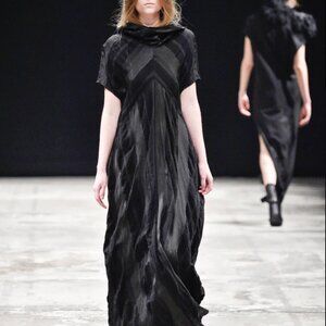 Ivan Grundahl Black and Gray Dress